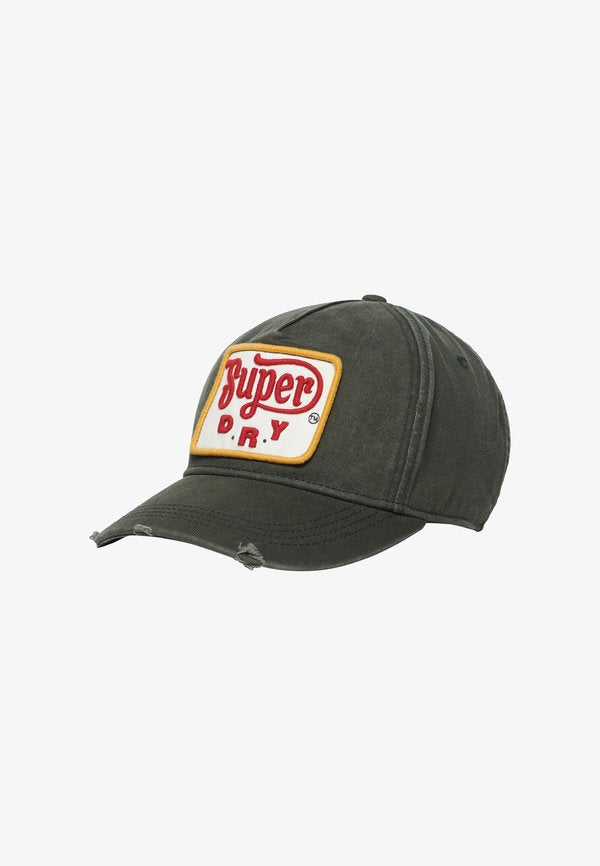 Superdry & Co GRAPHIC  TRUCKER - Cap - khaki green
