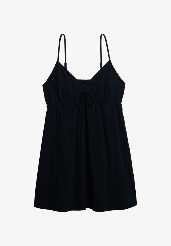 Superdry & Co TEXTURED CAMI MINI - Day dress - eclipse navy