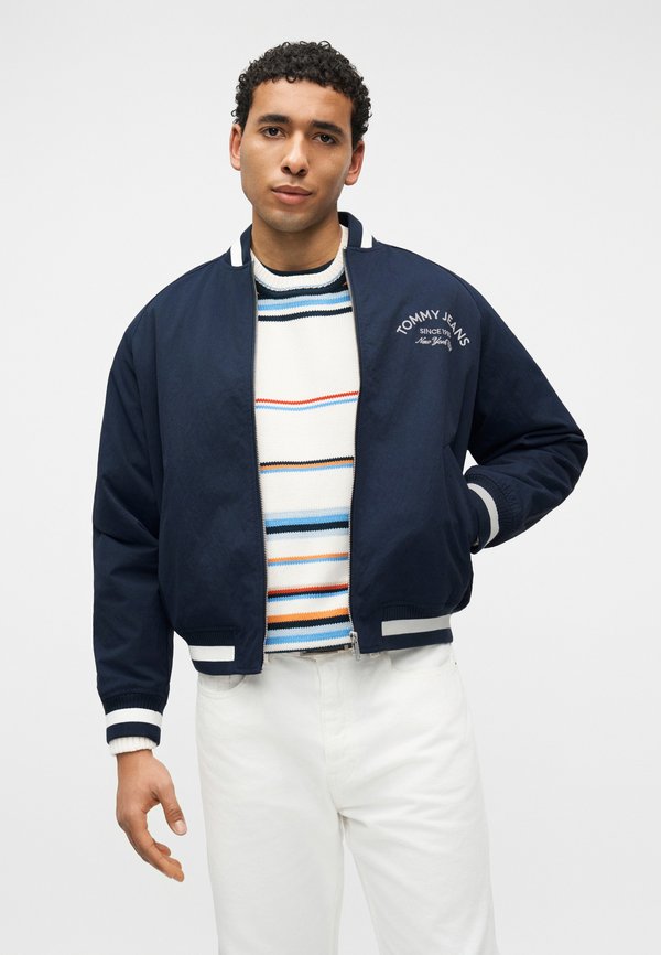 Tommy Jeans VARSITY LOGO RELAXED BOMBER JACKET
