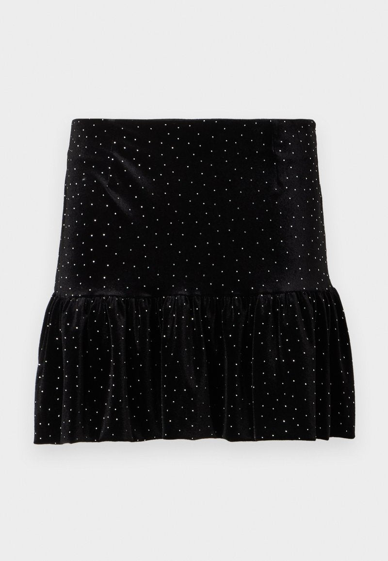 NMCAINS SHORT STONE PEPLUM SKIRT Media 1