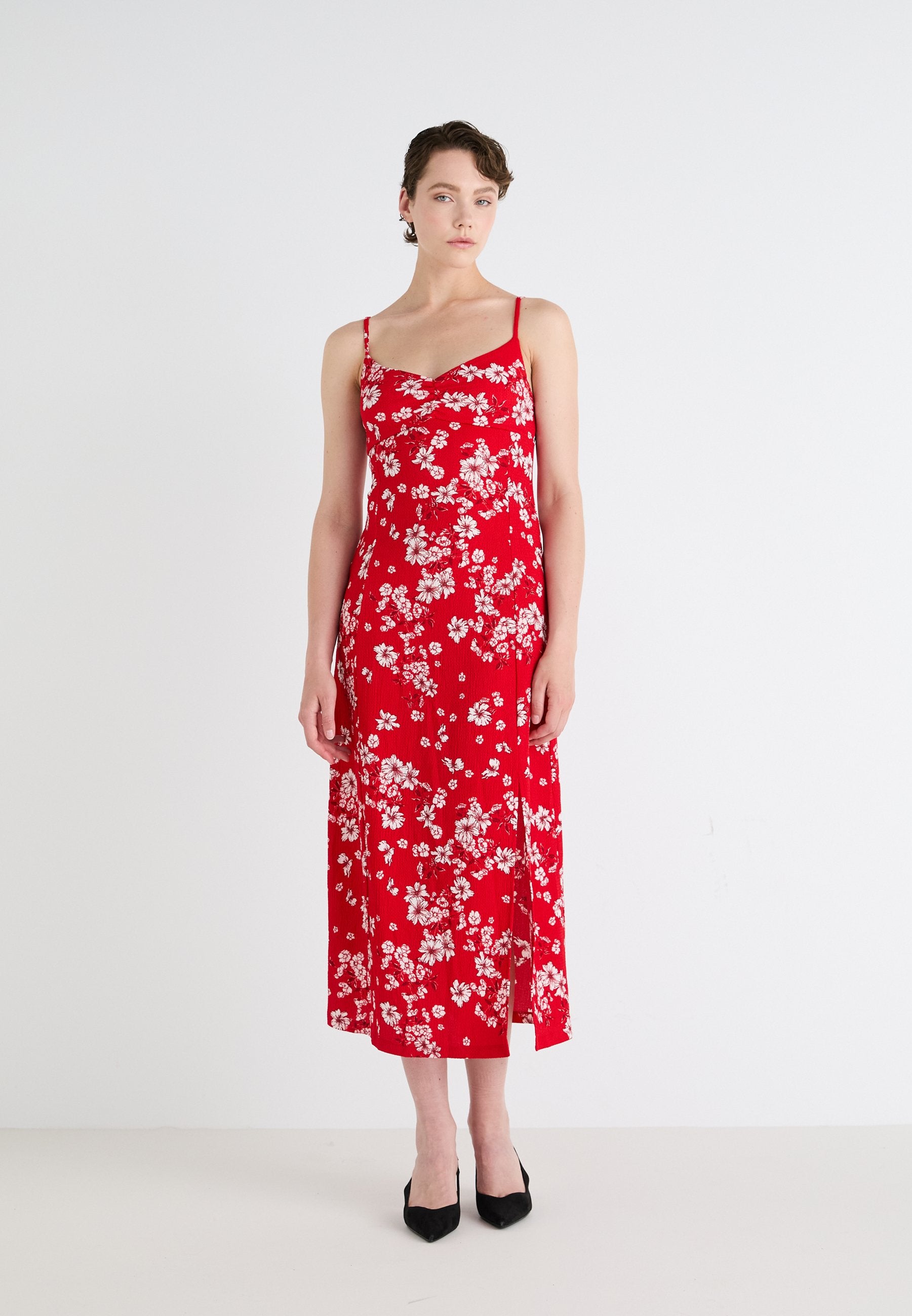 Gina Tricot TEXTURED MIDI DESS