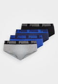 Puma MEN EVERYDAY BRIEF 4 PACK - Briefs - navy/black/grey