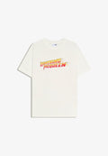 Bershka CARS SHORT SLEEVE - Print T-shirt - white