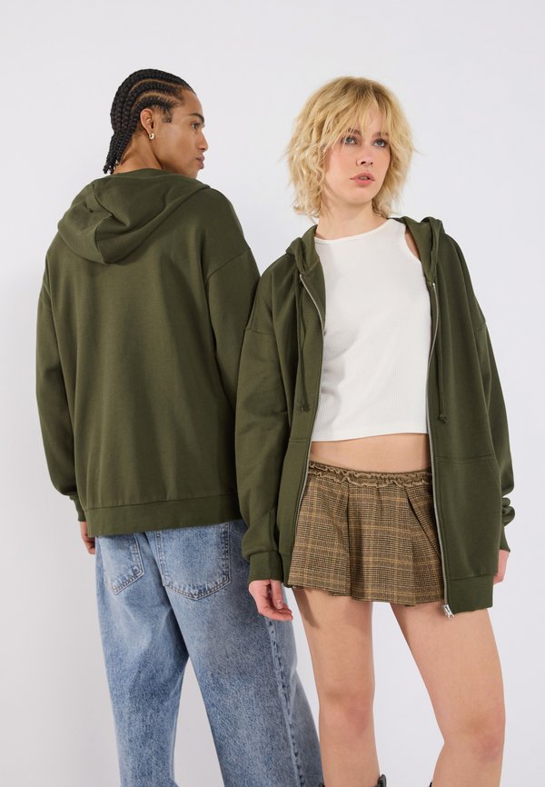 YOURTURN by Zalando UNISEX RELAXED FIT ZIP-UP HOODIE
