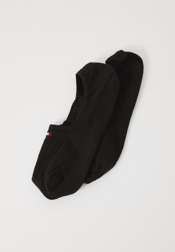 Tommy Hilfiger WOMEN FOOTIE 2 PACK - Invisible socks - black