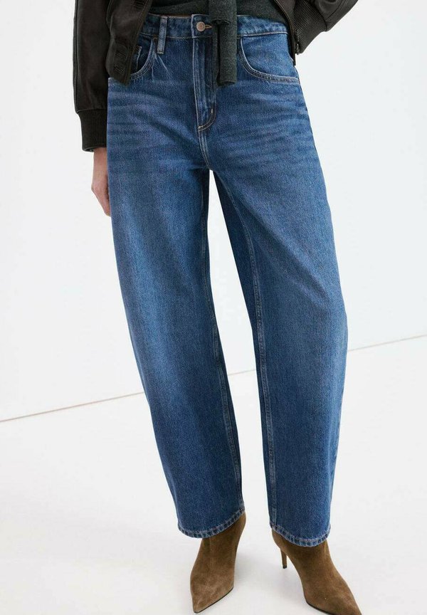 Mango ADULT - Relaxed fit jeans - dark blue