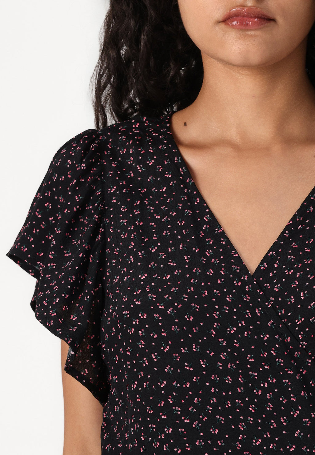 VILA VIABIA WRAP DRESS