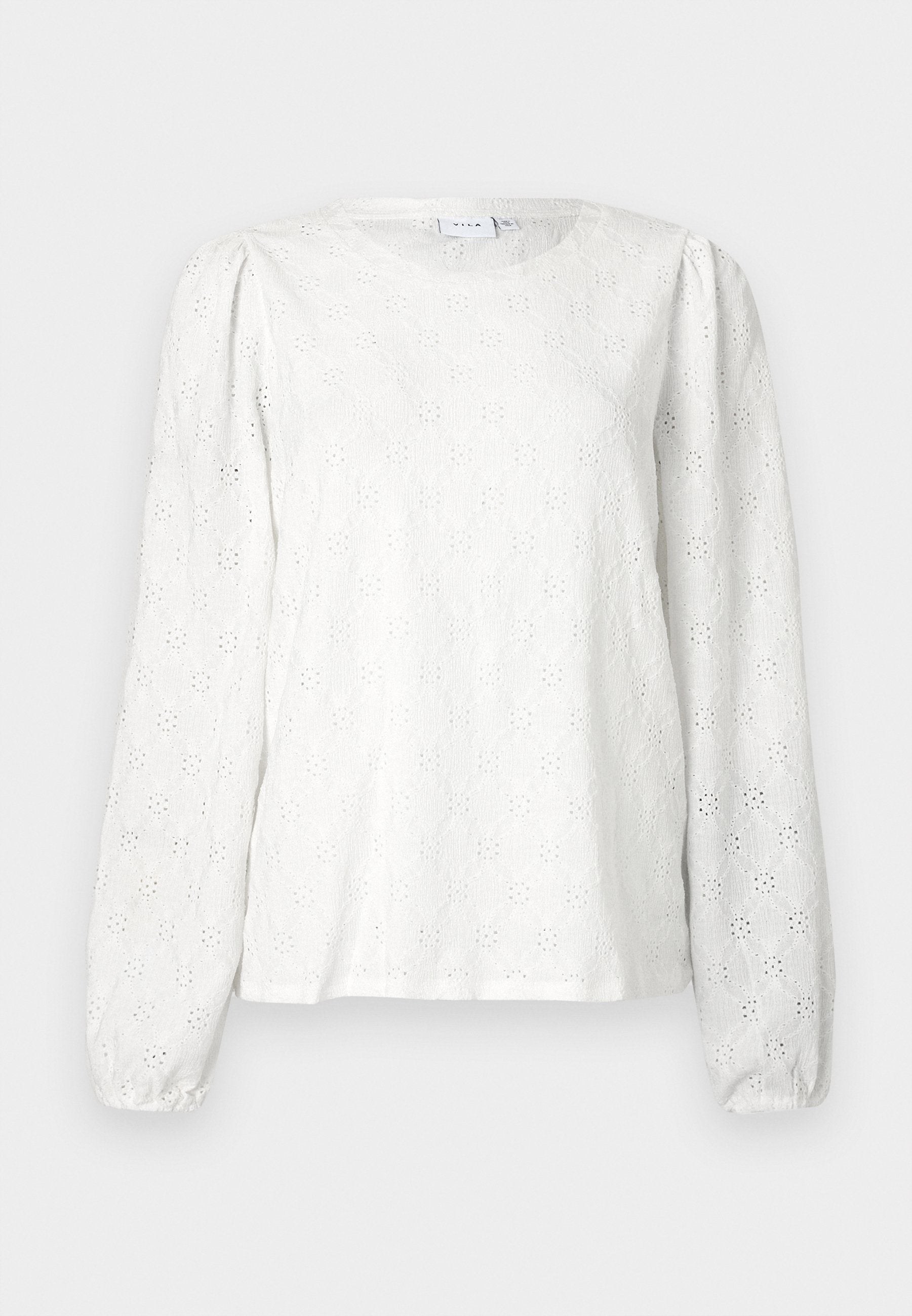 VILA VIASTA O-NECK L/S TOP - NOOS