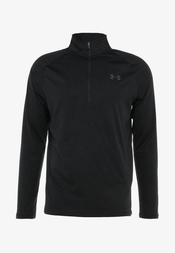 Under Armour TECH - Long sleeved top - black/charcoal