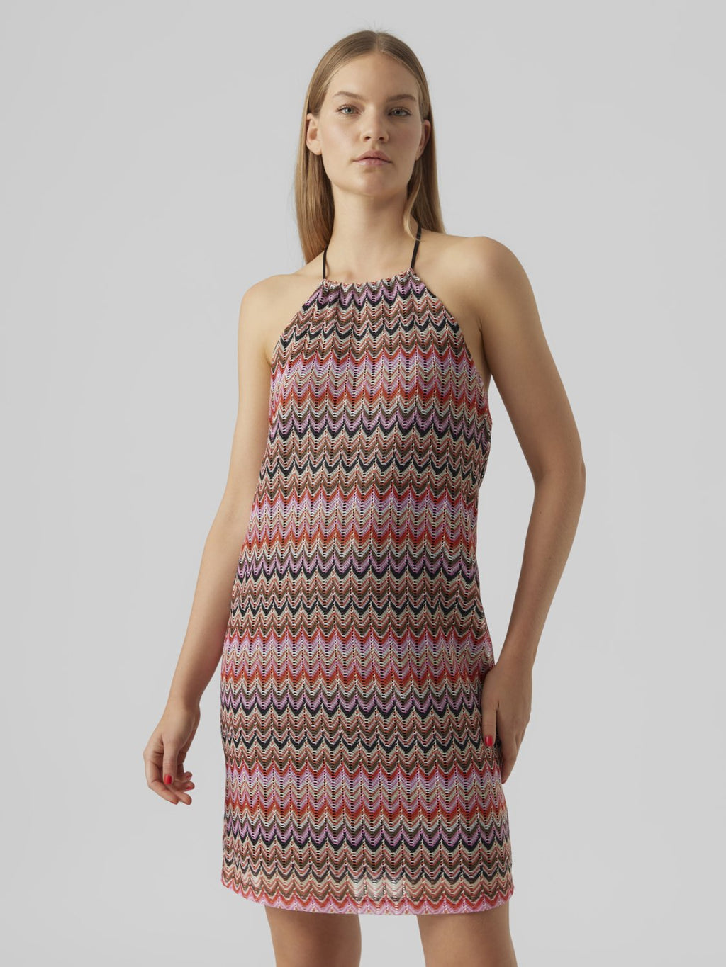 Vero Moda VMDICTE HALTERNECK SHORT DRESS
