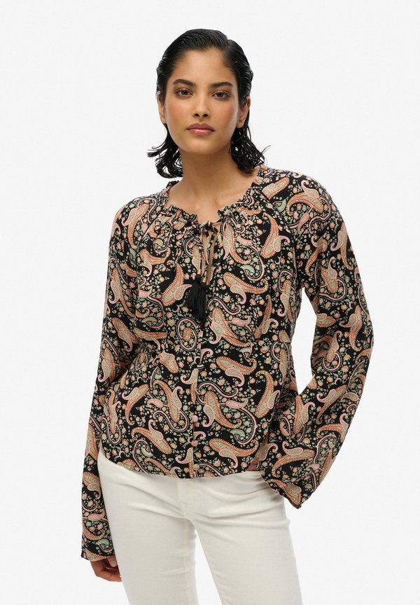 Superdry & Co Blouse - boho paisley border black