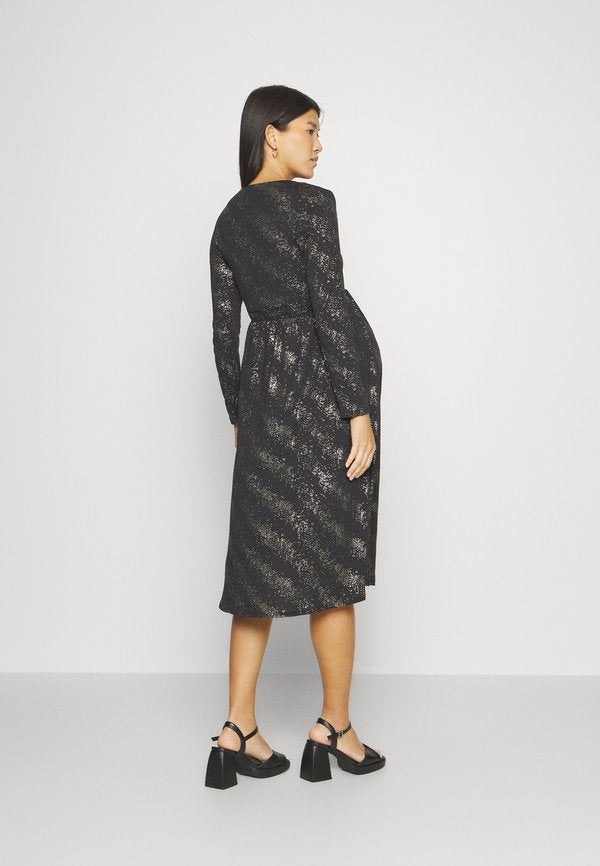 ONLY MATERNITY OLMNEW PELLA WRAP DRESS JRS