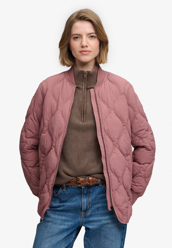 Superdry & Co SUPERDRY SHORT ONION QUILT LINER JACKET.. - Winter jacket - roan rouge burgundy