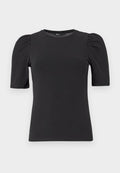 ONLY ONLLIVE LOVE PUFFTOP - Basic T-shirt - black