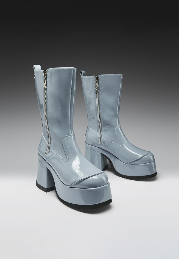 Koi Footwear HALCYON CHUNKY HEELED BOOTS