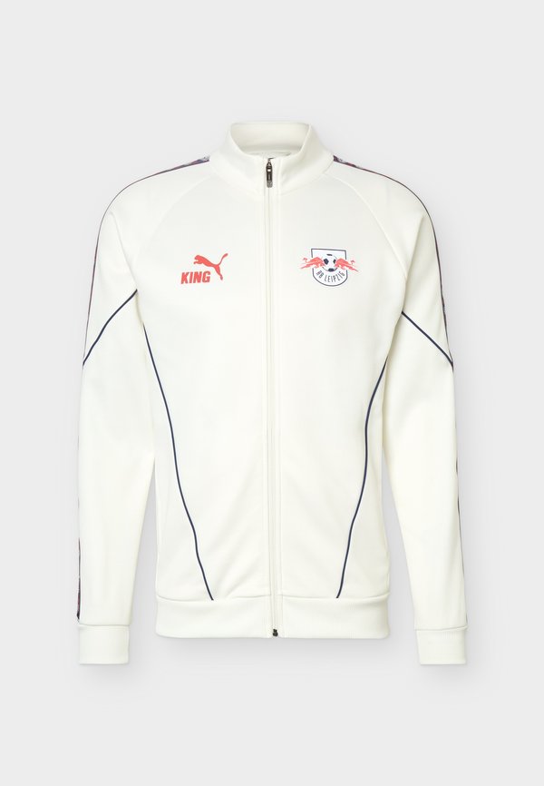 Puma RB LEIPZIG KING ANTHEM JACKET - Club wear - warm white/for all time red