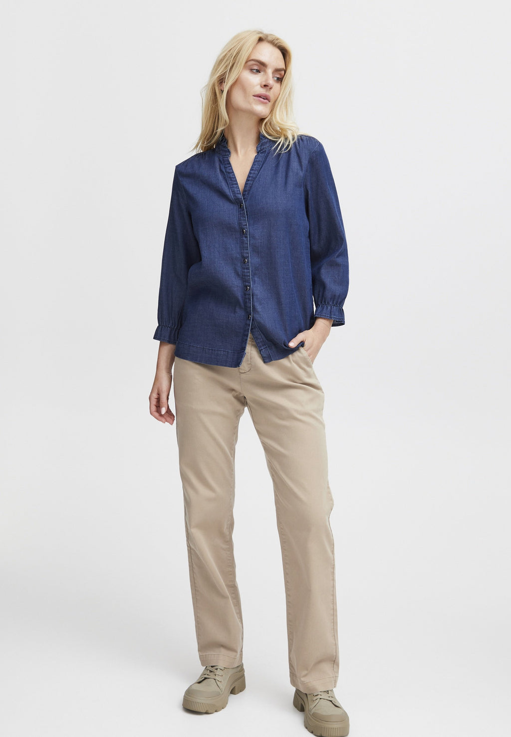 PULZ PZROSITA HW CHINO STRAIGHT LEG