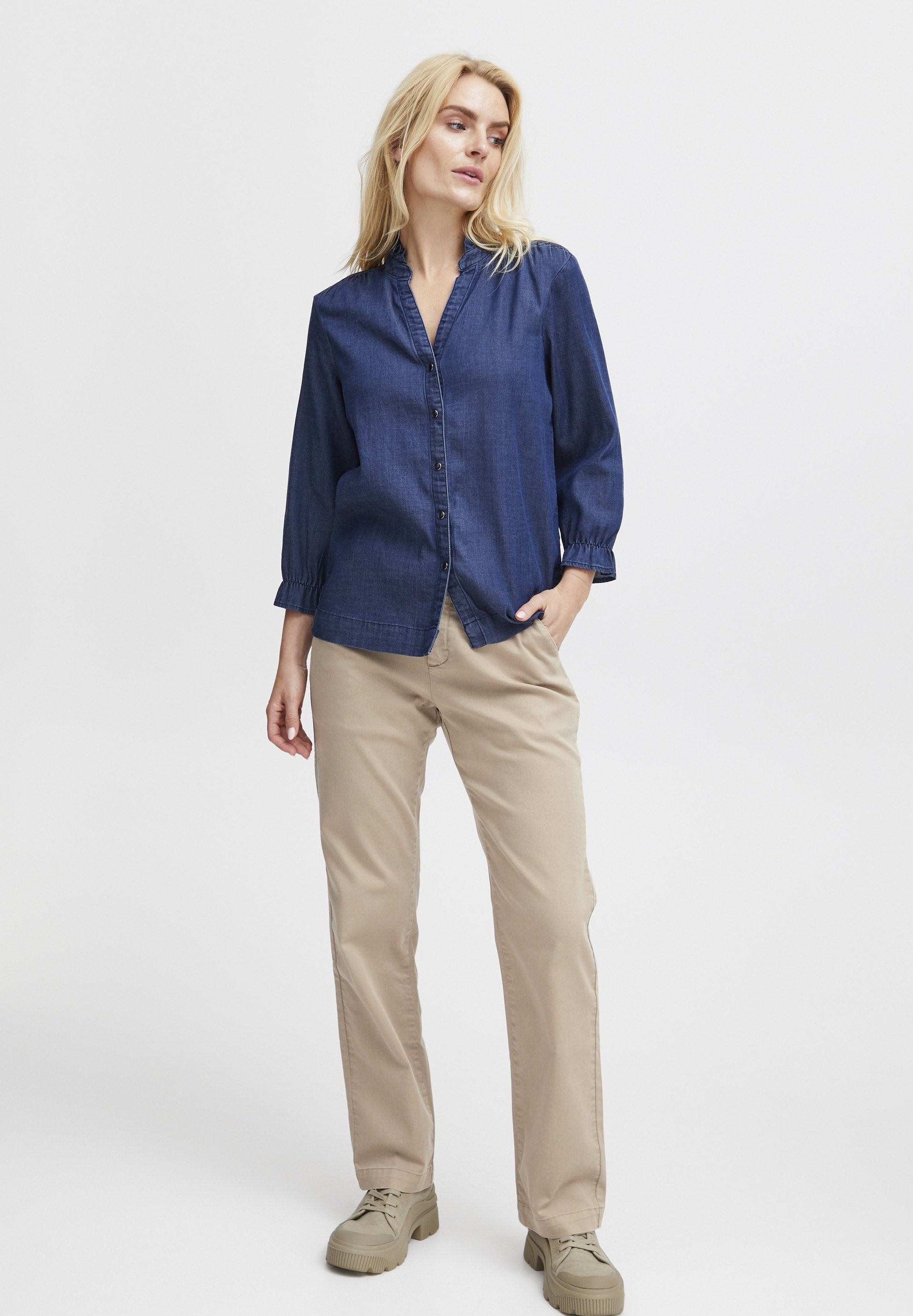 PULZ PZROSITA HW CHINO STRAIGHT LEG