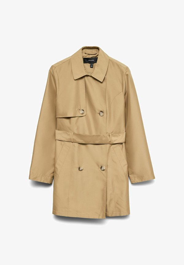 Vero Moda VMGELLA - Trenchcoat - kelp