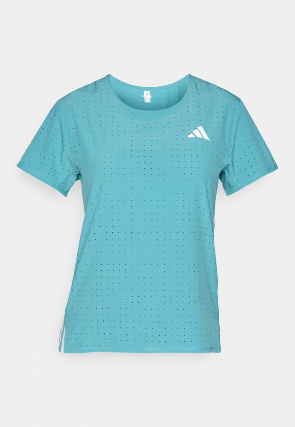 adidas Performance ADIZERO TEE - Sports T-shirt - powder teal