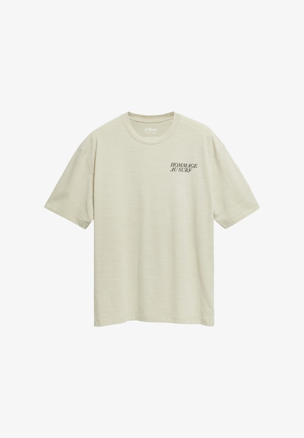 s.Oliver T-SHIRT - Print T-shirt - beige