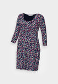 JoJo Maman Bébé FLORAL MATERNITY NURSING PLEAT DRESS