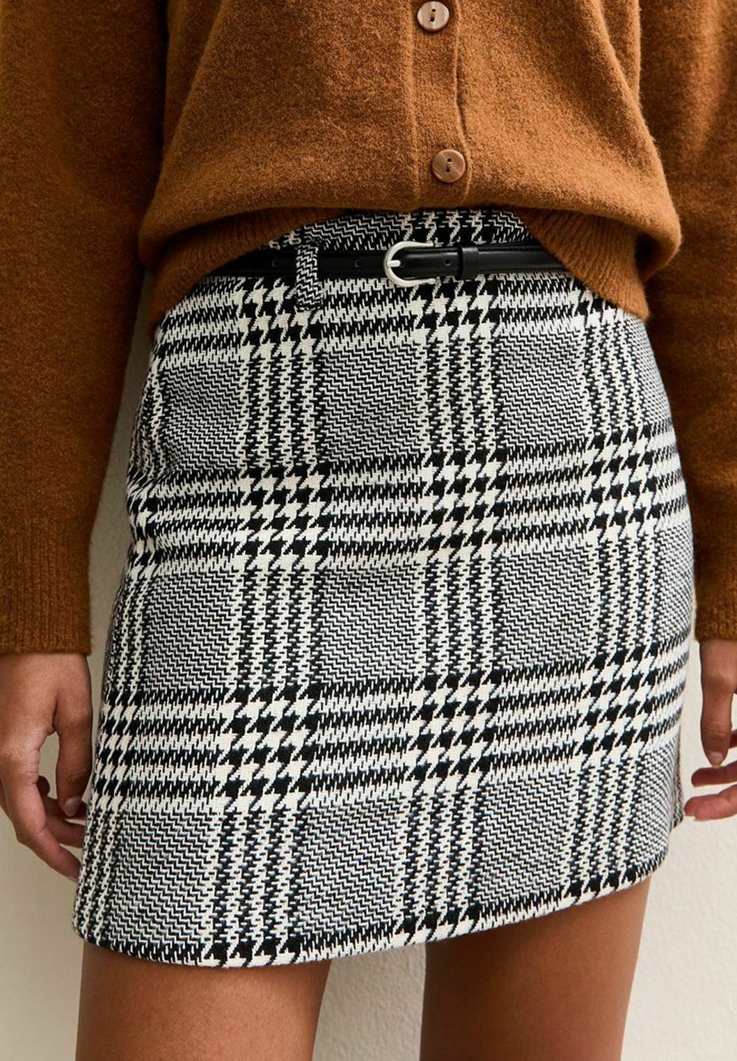 New Look CHECKED BELTED MINI