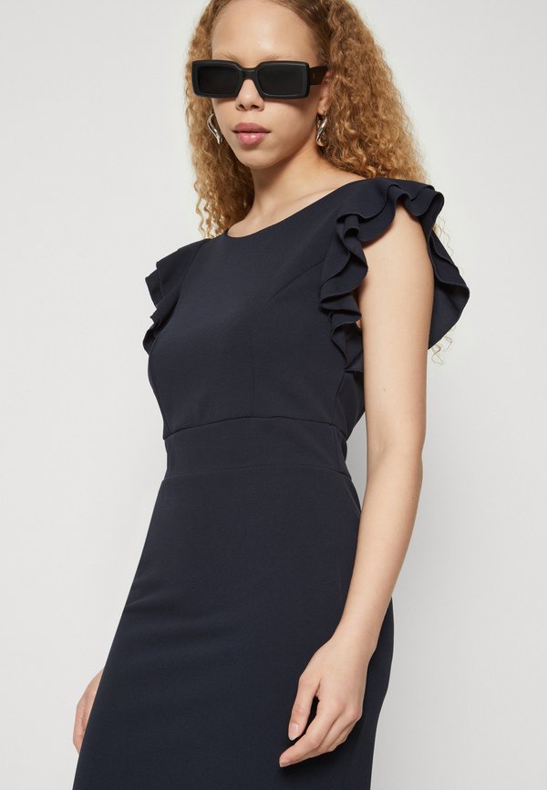 VILA VIWALLIE FLOUNCE MID CALF DRESS