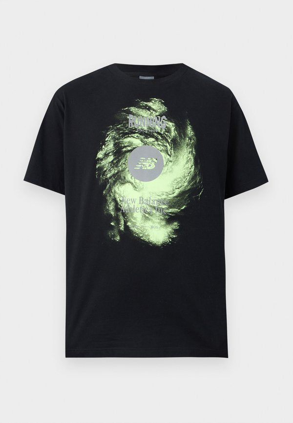 New Balance VORTEX PERFORMANCE - Print T-shirt - black