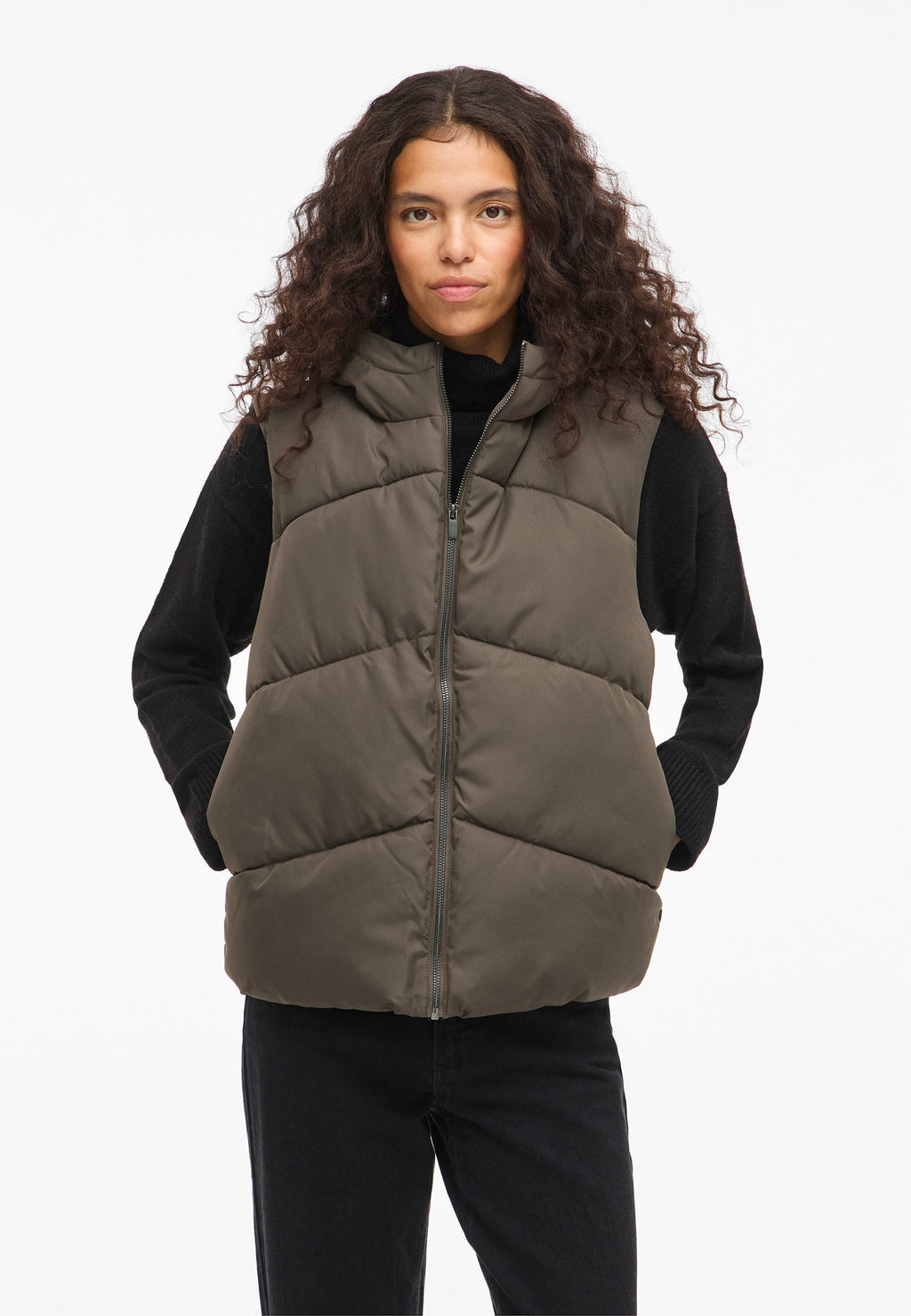 VILA VIKARLA NEW PUFFER VEST