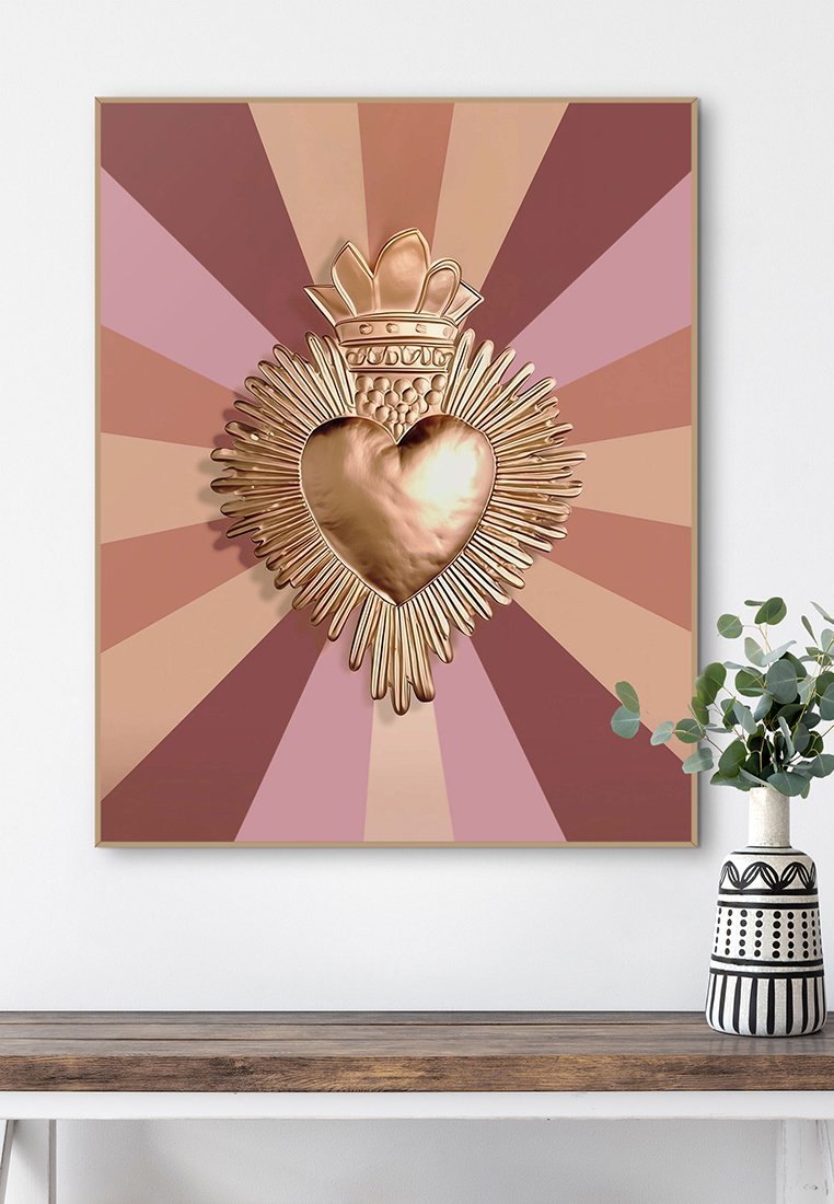 Orange Wallz BURNING HEART