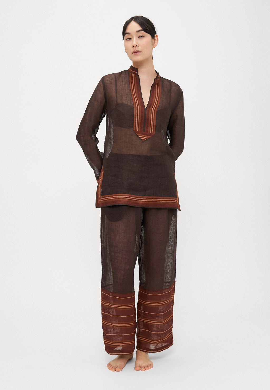 Tory Burch STRIPED TUNIC