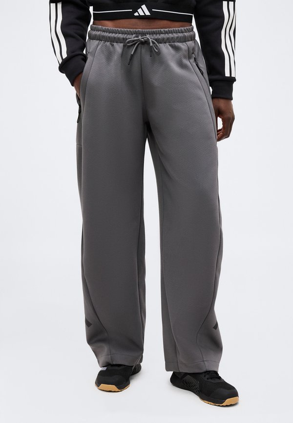 adidas Sportswear Z.N.E. WIDE - Tracksuit bottoms - grey five