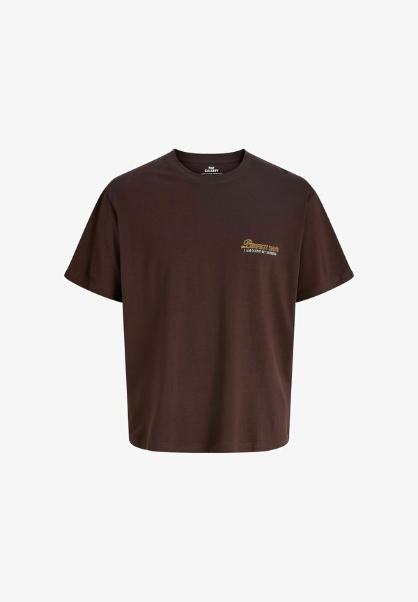 Jack & Jones JORSKETCH TEE SS CREW NECK TG - Print T-shirt - java