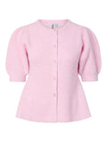 Pieces PCSILLY SS PUFF KNIT CARDIGAN NOOS BC