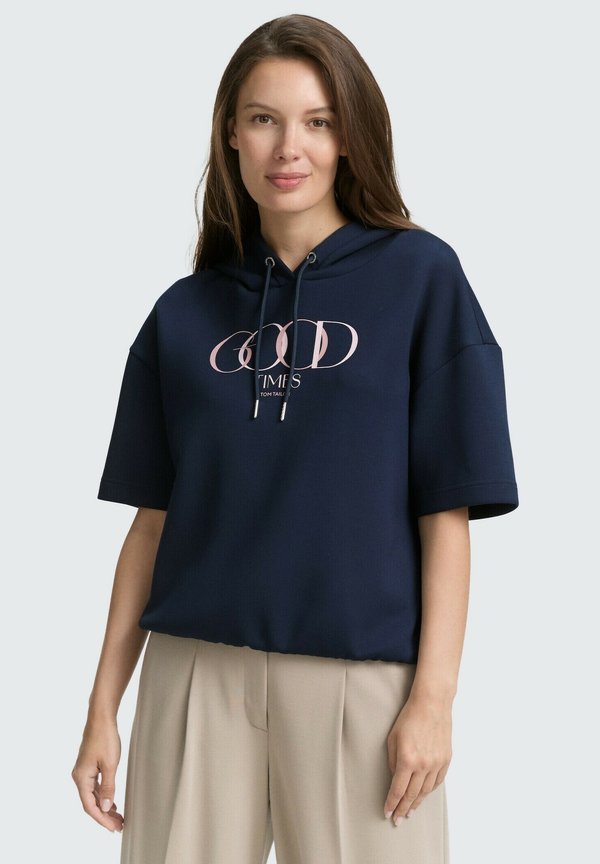 TOM TAILOR Print T-shirt - sky captain blue