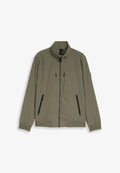 TOM TAILOR MIT VERSTAUBARER KAPUZE - Bomber Jacket - faded leaf green