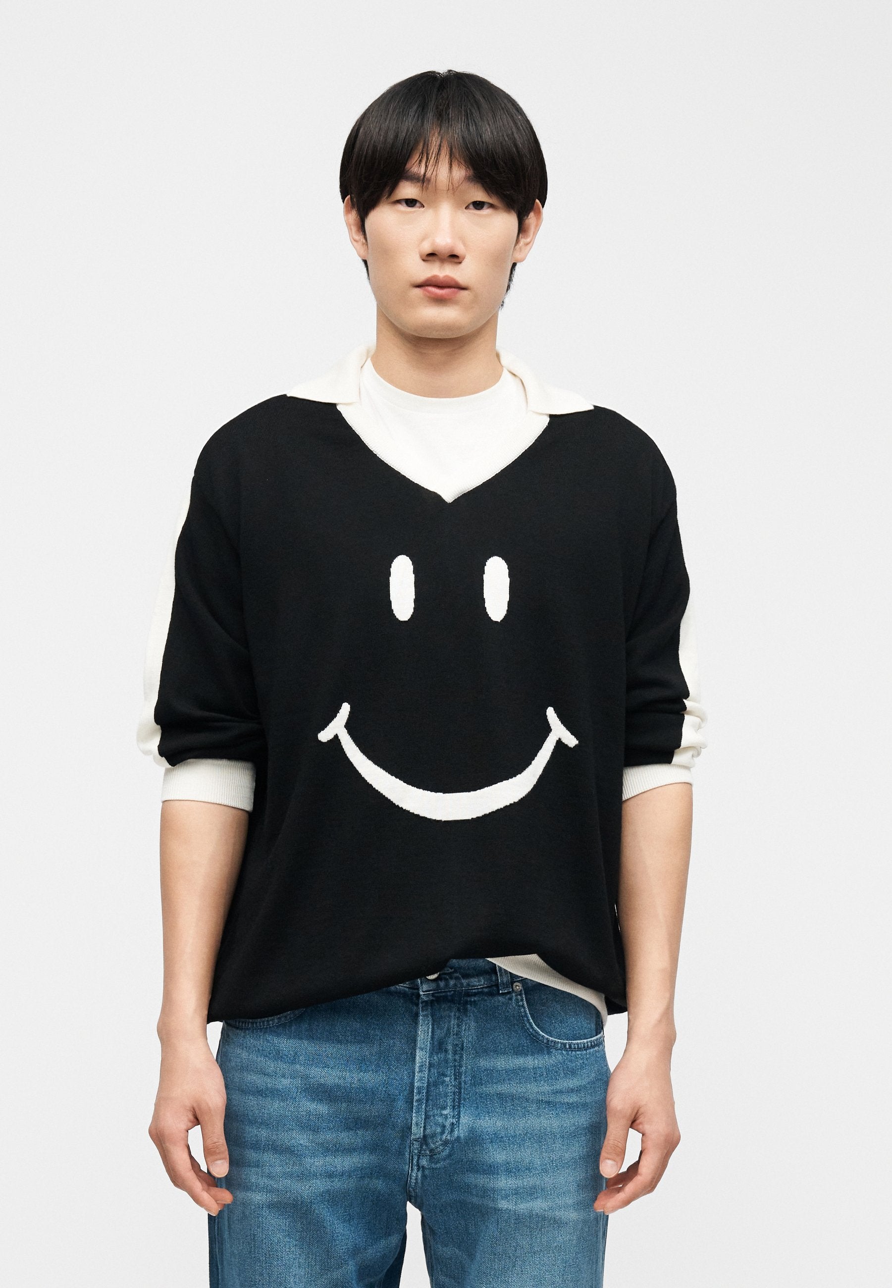 MOSCHINO SMILEY MAGLIA