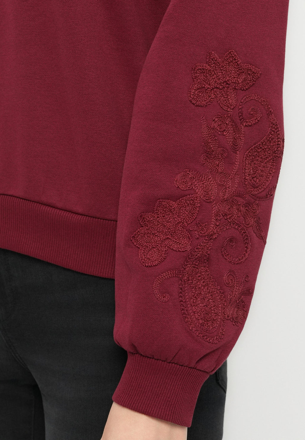 ONLY ONLBROOKLYN L/S EMBROIDERY BOX SWT
