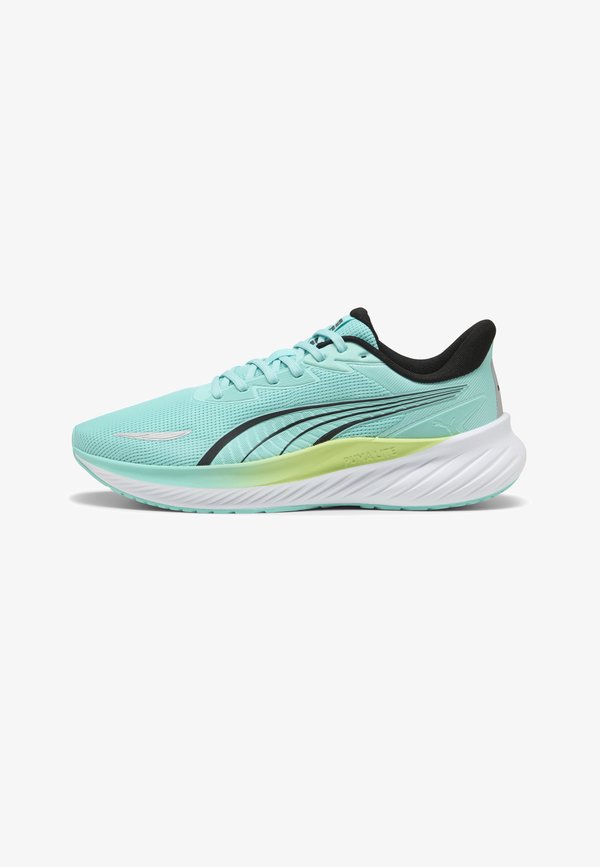 Puma POUNCE LITE 2 LAUFSCHUHE UNISEX - Road running shoes - intense mint-sunny lime- black