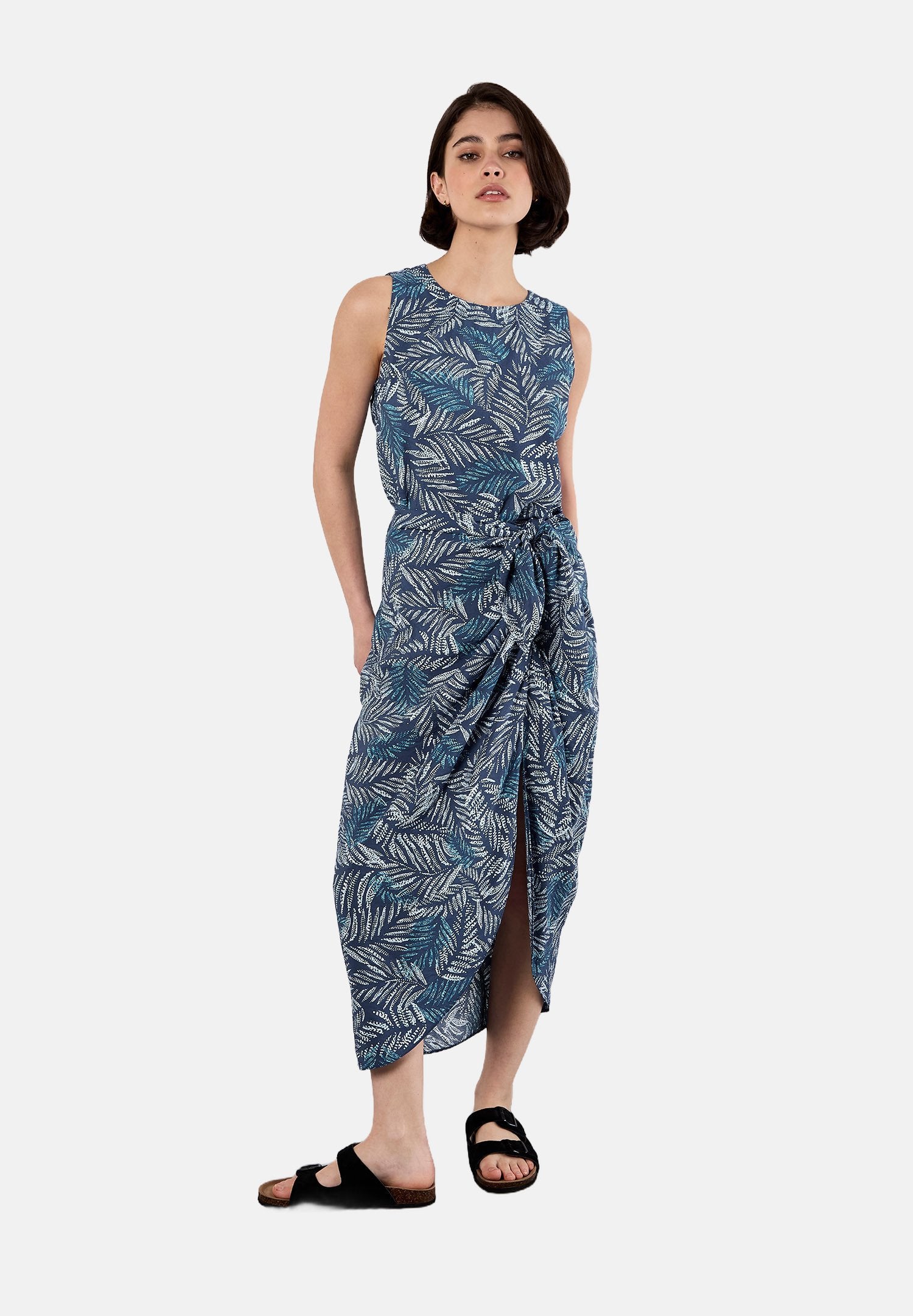 Apricot BATIK LEAF PRINT