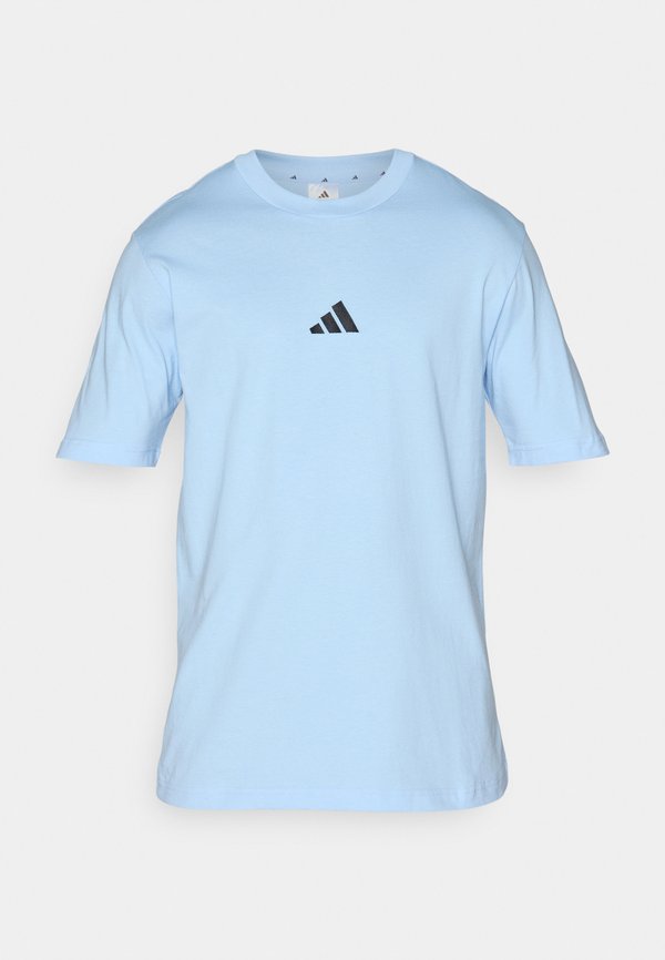 adidas Sportswear Basic T-shirt - glow blue/black