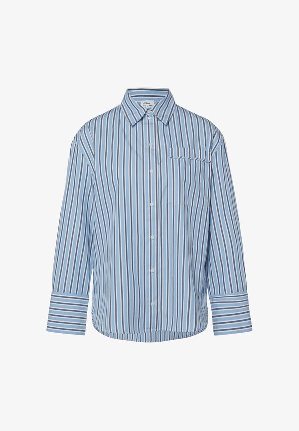 s.Oliver Button-down blouse - arktisblau
