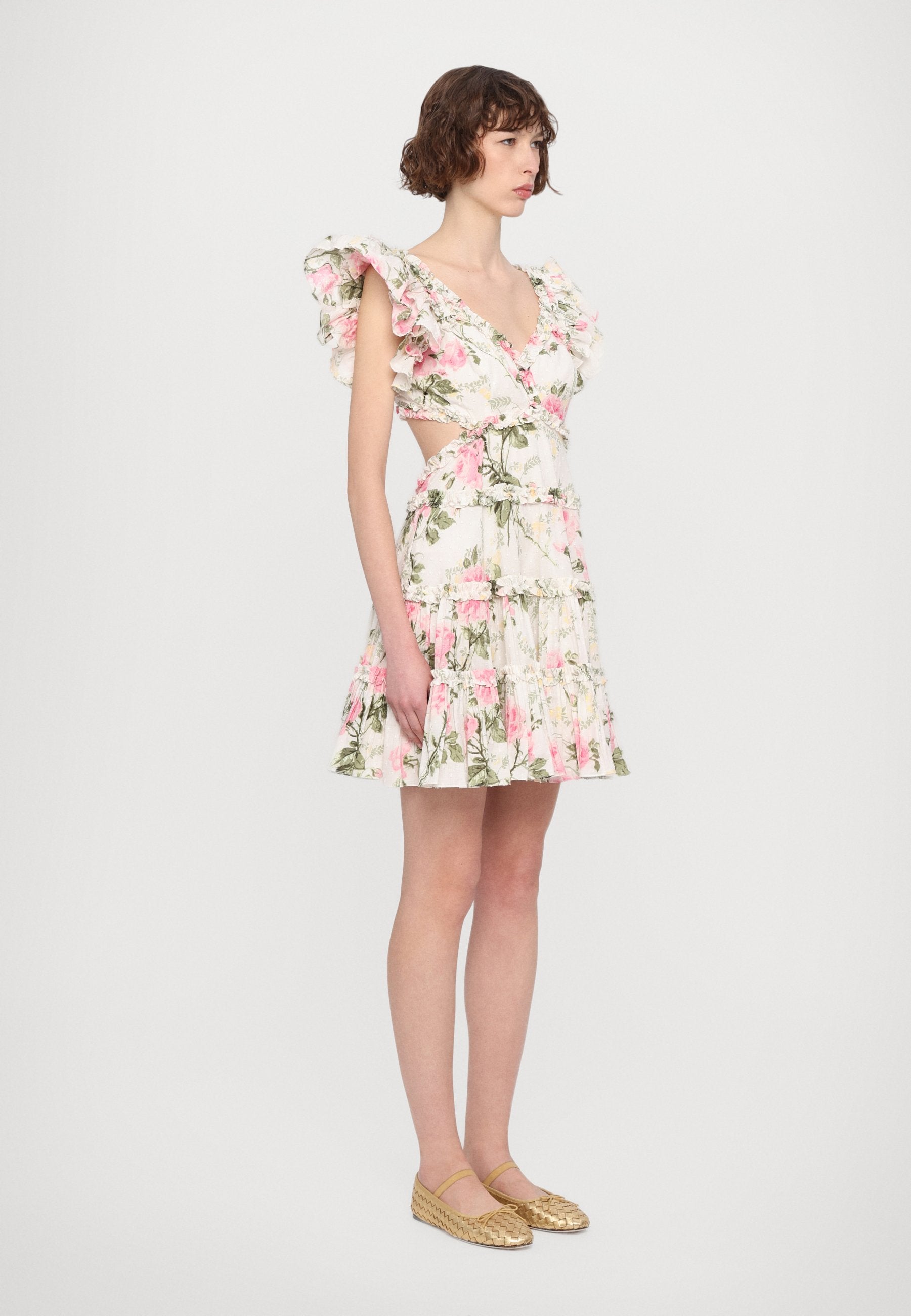Needle & Thread ROSE BACKLESS MINI DRESS