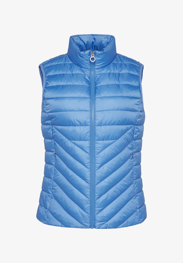 s.Oliver LEICHTE STEPP MIT STEHKRAGEN - Waistcoat - royalblau