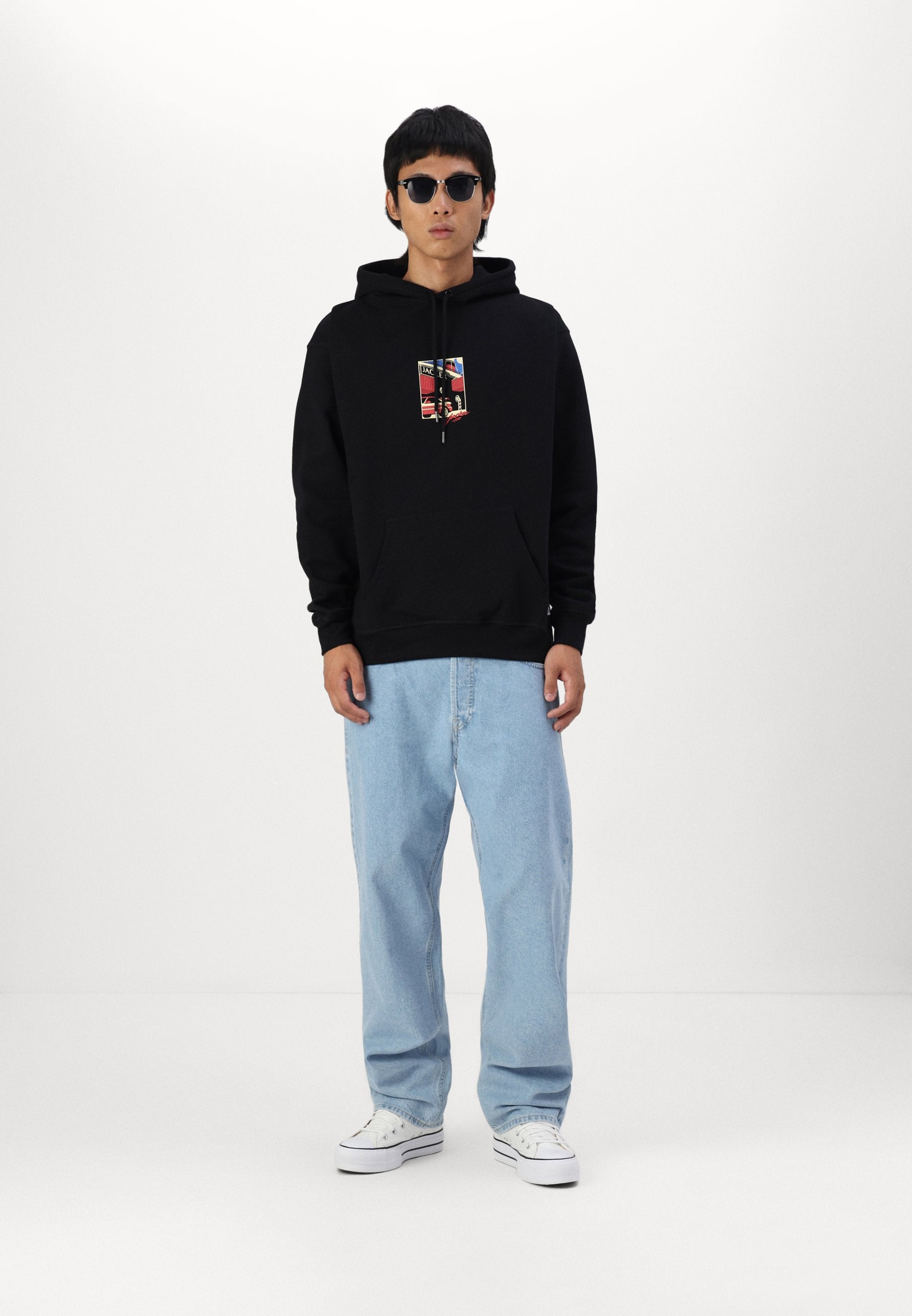 Jacker HOODIE BLACK TRADE UNISEX