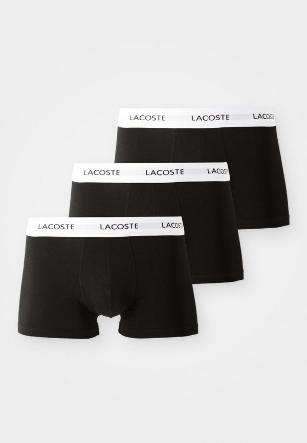 Lacoste 3 PACK - Trunks - black