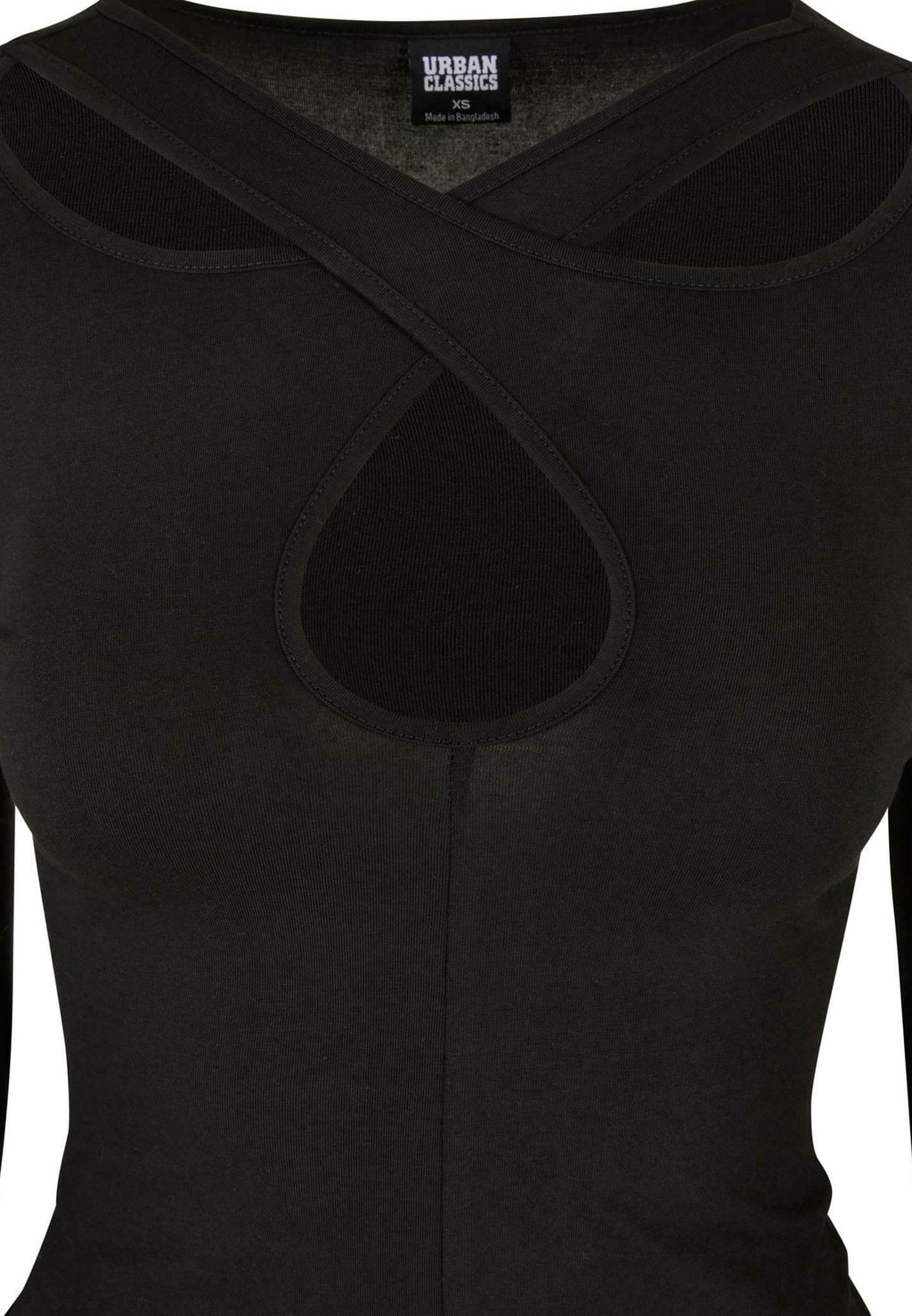 Urban Classics CROSSED CUT OUT LONGSLEEVE