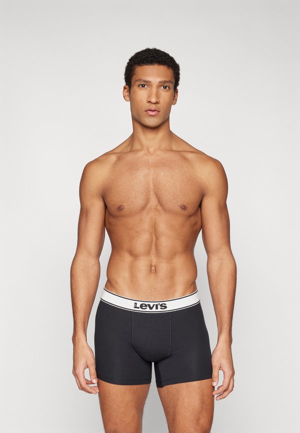 Levi's® MEN VINTAGE HEATHER BRIEF 2 PACK - Boxer briefs - black
