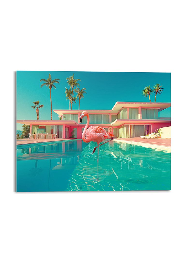Orange Wallz PALM SPRING FLAMINGO